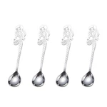 Ouliget Stainless Steel Mini Coffee Espresso Spoon, Dessert 1, Sliver. Fixed Price $17.07.