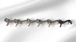 Set Of Vintage French Knife Rests ,cutlery Holders Metal Lion Figurine ,1960S. Fixed Price $108.00.