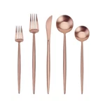 Matte Copper Silverware Set, Sharecook 20-PIECE Stainless Steel Sat... Fast Ship. Fixed Price $60.10.