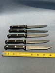 Set Of 5 Pfaltzgraff Serrated Steak Knives. Fixed Price $20.00.