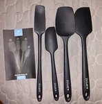 Zulay 4 Pc Silicone Spatula Set With Steel Core Heat Resistant Spreader Scraper. Fixed Price $39.99.