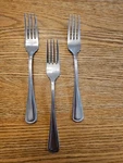 Hampton 18 / 10 Stainless China 06 Set Of 3 Dinner Forks. Fixed Price $14.00.