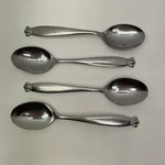 Empress Crown Set Of 4 Dessert Spoon EMS5 Stainless Flatware Vintage Japan. Fixed Price $45.97.