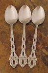Oneida Chandelier Set Of 3 Teaspoons Community Stainless Flatware Lot. Fixed Price $24.29.