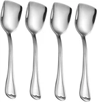 Hissf Ice Cream 18/10 Stainless Steel Dessert 4 Pcs, Shovel Spoons,. Fixed Price $11.34.