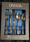 Oneida Cella 20 Pc Stainless Steel Everyday Flatware Service For 4 New. Fixed Price $49.99.