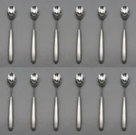 Oneida Stainless Flatware Lamais (frosted) Iced Tea Spoons - Set Of Twelve Usa. Fixed Price $49.99.