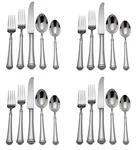 Reed & Barton Allora 18/10 Stainless Steel 20PC. Flatware Set (service For Four). Fixed Price $229.99.