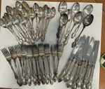 Reed & Barton Stainless Steel 46 Piece Flatware Set. Fixed Price $85.00.