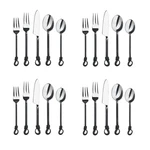 Gourmet Settings Twist & Shout 20PC. Stainless Steel Flatware. Fixed Price $109.99.