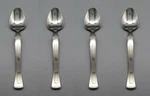 Oneida Stainless Flatware - Mod Teaspoons Set Of Four * Circa 2000. Fixed Price $14.99.