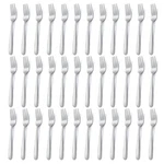 Pleafind 36-PIECE Dinner Pieces 8-INCH Silver Forks,. Fixed Price $29.99.
