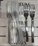Oneida 1880 B678FDIF 9.125 18/10 Stainless Steel Heavy Weight Fork 12PK. Fixed Price $50.00.