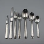 Oneida 18/10 Stainless Flatware Etage (glossy) Service For Twelve - 84PC Set *. Fixed Price $99.97.