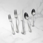 Lenox Textured Neutrals - 18/10 Stainless 24PC. Flatware Set (service For Four). Fixed Price $49.98.