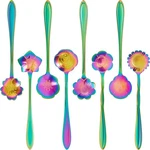 Chengu 8 Pieces Flower Coffee Tea Spoons Stainl Steel Sr. Fixed Price $10.39.