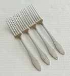 Diamond Silver Co Stainless DSC2 4 Dinner Forks Glossy 7 Inches. Fixed Price $14.36.