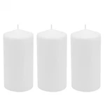 Stonebriar 3 Pack Tall Inch 65 Hour Long Burning Unscented White Wax Pi.... Fixed Price $22.30.