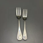Artaste Rain 18/10 Stainless Steel Flatware 2 Pieces Dinner Fork & Salad. Fixed Price $11.49.