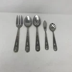 Wallace Taos Stainless Steel 5 Pc. Hostess Set. Fixed Price $24.88.