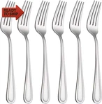 Table Forks Dinner Stainless Steel 18/0 Of 6 Pcs Home, Kitchen. Fixed Price $14.45.