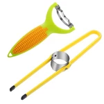 2PACK Stainless Steel Corn Cob Stripper & Kernel Remover, Nonslip Handle. Fixed Price $13.80.