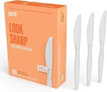 Perk Heavyweight Plastic Cutlery, Knives, White, 100/PACK (PRK24390996). Fixed Price $13.20.