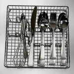 Cambridge Silversmiths Solvay Sand 54 Pc Flatware Set New No Box With Caddy. Fixed Price $149.95.
