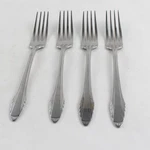 Lot Of 4 Diamond Co DSC2 Silverware Stainless Steel Forks. Fixed Price $15.99.