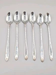 6 Ice Tea Spoons, Eldan ELD15 Nickel Prelude Japan Silverware Flatware. Fixed Price $22.49.