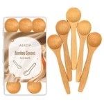 5.2 Inch Bamboo Spoons, Small Wooden For Condiments, Spices, Sugar, Sa.... Fixed Price $12.12.