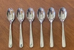 Keawell 18/10 Stainless Coffee/espresso Spoons 4-3/8 Lot 6. Fixed Price $19.20.