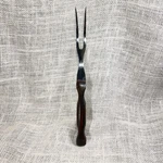 Cutco No 1027 Carving Fork Brown Handle Made Usa Kitchen Utensil. Fixed Price $15.99.