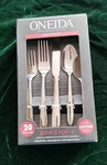 Oneida Mooncrest - Stainless Steel 20PC. Flatware Set (service For Four). Fixed Price $45.00.