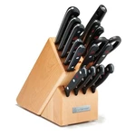 Wusthof Gourmet 16-PIECE Knife Block Set Natural. Fixed Price $595.00.