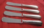 Set Of 4 Sambonet Continental Butter Knives Made Italy. Fixed Price $26.99.