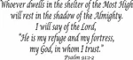 Psalm 91:12 11"X22" Bible Verse Wall Decal By Scripture Art - Decor. Fixed Price $13.79.