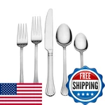 Pfaltzgraff Southport 20-PC Flatware Set, Service For 4, Stainless Steel. Fixed Price $45.39.