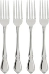 Oneida Chateau Silverware Set Of 4 Dinner Forks Heavy Stainless Steel. Fixed Price $31.79.