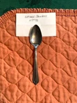 N. S. Co. National Stainless NST70 7-1/8" Place/oval Soup Spoon Glossy Vguc. Fixed Price $5.00.