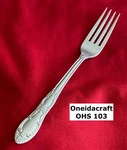 Oneida Oakleigh OHS-103 Dinner Fork 7 1/8" Stainless Steel Flatware. Fixed Price $7.29.