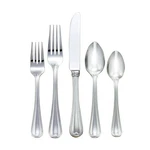 Lenox Silverware Set, Vintage Jewel 20-PIECE Flatware Count, Metallic. Fixed Price $278.23.