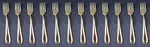Dozen Oneida Silverplate Becket 6-3/4" Forks ( Ideal Jewelry Crafts ). Fixed Price $21.99.