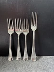 Oneida Flambe Dinner/ 3 Salad Forks Glossy 18/10 Stainless Steel Flatware. Fixed Price $57.75.