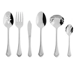 Oneida Marquette Serving Set, Stainless 6-PIECE, Silver. Fixed Price $63.11.