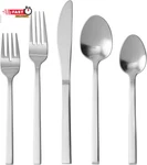Fortessa Ashton 18/10 Stainless Steel Flatware, 5 Piece Place Setting With Knife. Fixed Price $65.17.