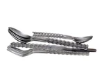 Vintage Ikea 80S 16 Piece Retr Wavy Zigzag Pattern Cutlery Flatware IKE1. Fixed Price $844.44.