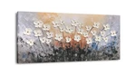 Yihui Arts Hand-painted Oil Painting On Canvas Textured White Floral Wall Art.... Fixed Price $84.29.
