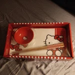 Sanrio & Silver Buffalo - Hello Kitty Ceramic Sushi Plate Set 2024 Bnib. Fixed Price $30.00.