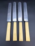 Vintage Blaydon Faux Bone Square Handle Knives - Firth Brearley Sheffield. Fixed Price $18.95.